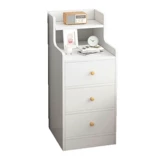 Бытовая прикроватная тумбочка, простой маленький кремовый стиль, спальня, сэндвич-шкаф, шкаф для хранения, аренда комнаты, ультраузкая боковая стойка