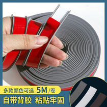 Home Paint-free board cabinet sealing bar U-type tape tape TPE edge-tape furniture closet decoration package strip