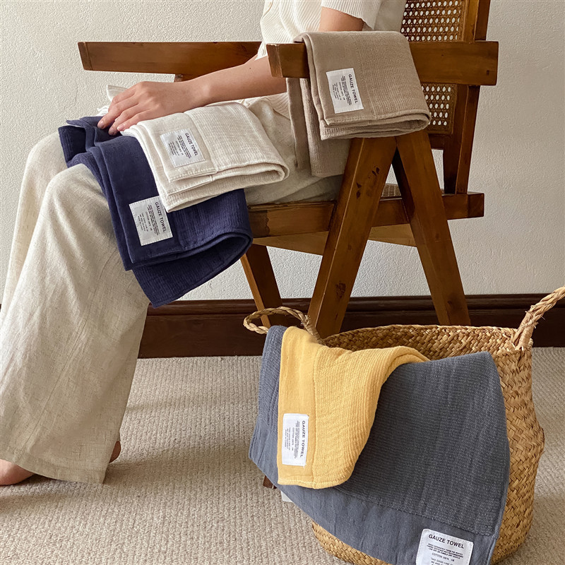 Class a Japanese-Style Pure Cotton Crinkled Gauze Towel Solid Color Infant and Toddler Square Towel Face Towel Ultra-Soft Absorbent Bath Towel Class a Japanese-Style Pure Cotton Crinkled Gauze Towel Solid Color Infant and Toddler Square Towel Face Towel Ultra-Soft Absorbent Bath Towel