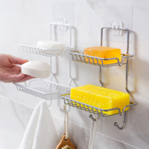 Home Stainless Steel Double-layer Asphalt Soap Rack Bathroom Soap Box Prepared Soap Box