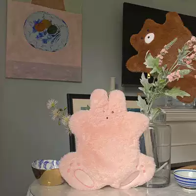 green house * Alien cut lover animal human-shaped rabbit bear meddling plush charging hot water bag hand-warming treasure