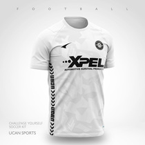 20 new UCAN sharp football suit men's adult competition short sleeve training suit customizable jersey S09641
