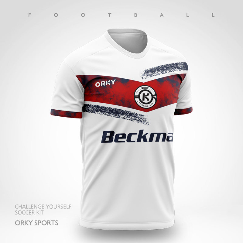 Orky Woolsey Soccer Suit Men's Short Sleeve Training Suit Customized Soccer Team Shirt Sports Suit can be printed