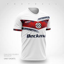 ORKY Wokai Football Suit Men's Short Sleeve Training Suit Custom Football Team Suit Jersey Sportswear Printable
