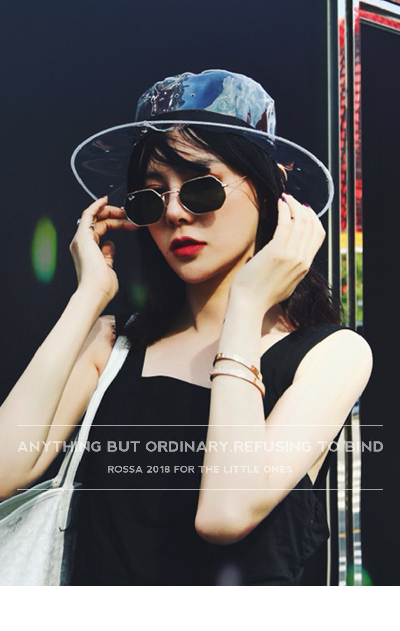Châu Âu và Hoa Kỳ retro polygon hộp nhỏ kính râm siêu lửa kính râm nam và nữ thủy triều hip-hop cá tính phong cách Hồng Kông kính râm nữ chính hãng