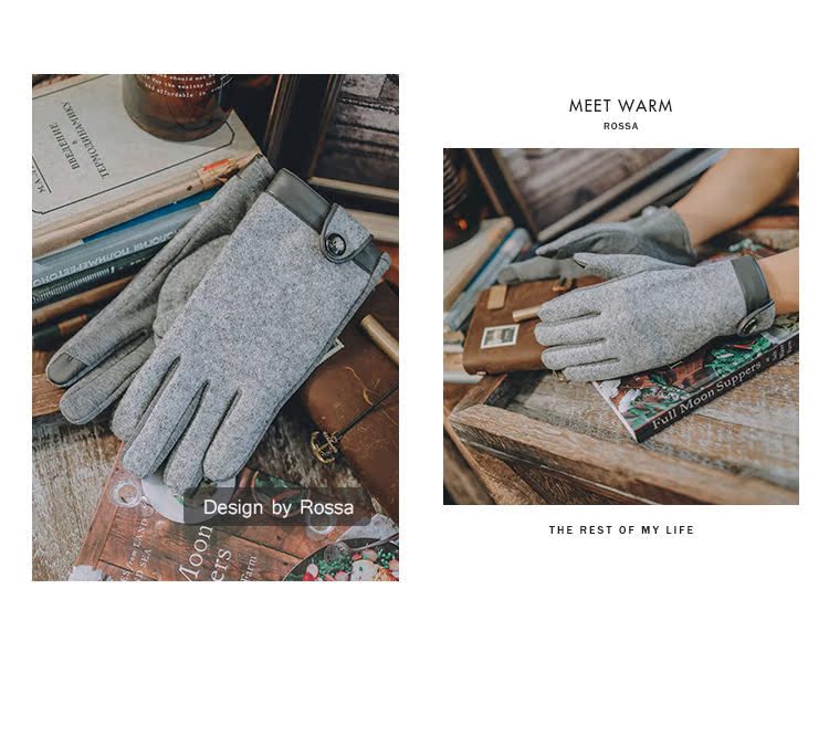 Gants pour homme en velours - Ref 2782587 Image 14