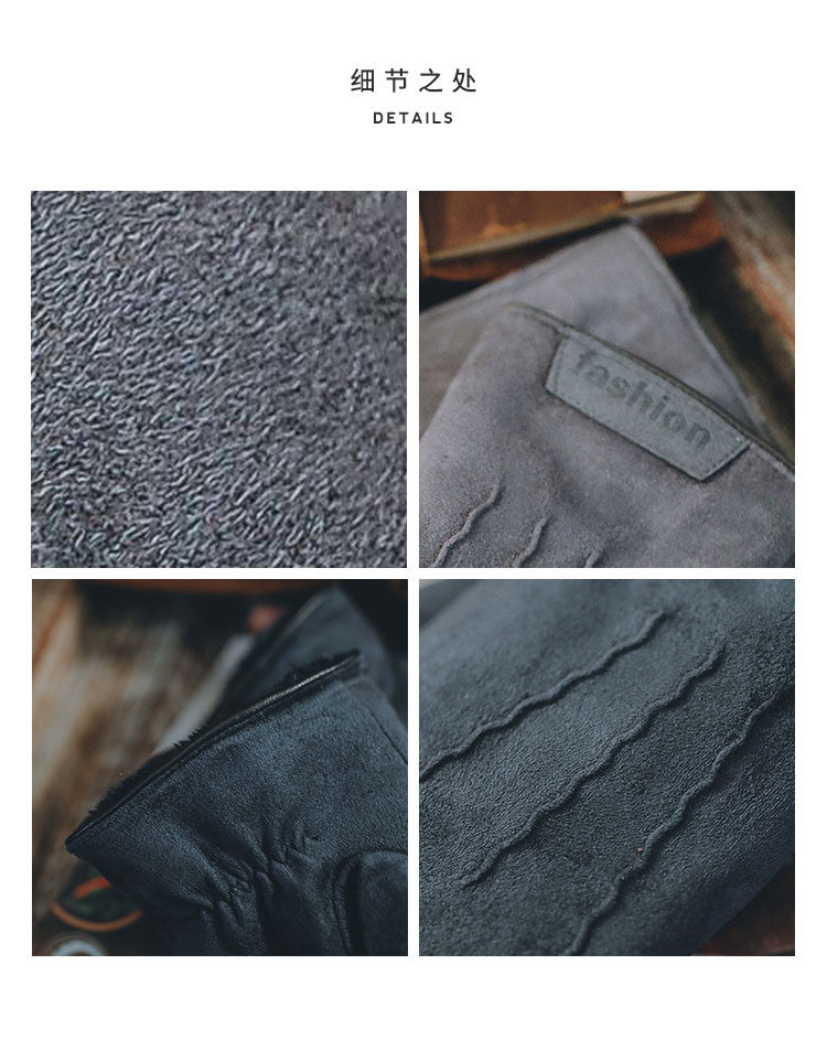 Gants pour homme en velours - Ref 2782574 Image 25