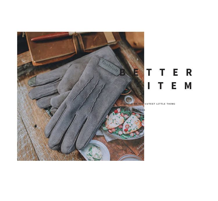 Gants pour homme en velours - Ref 2782574 Image 16