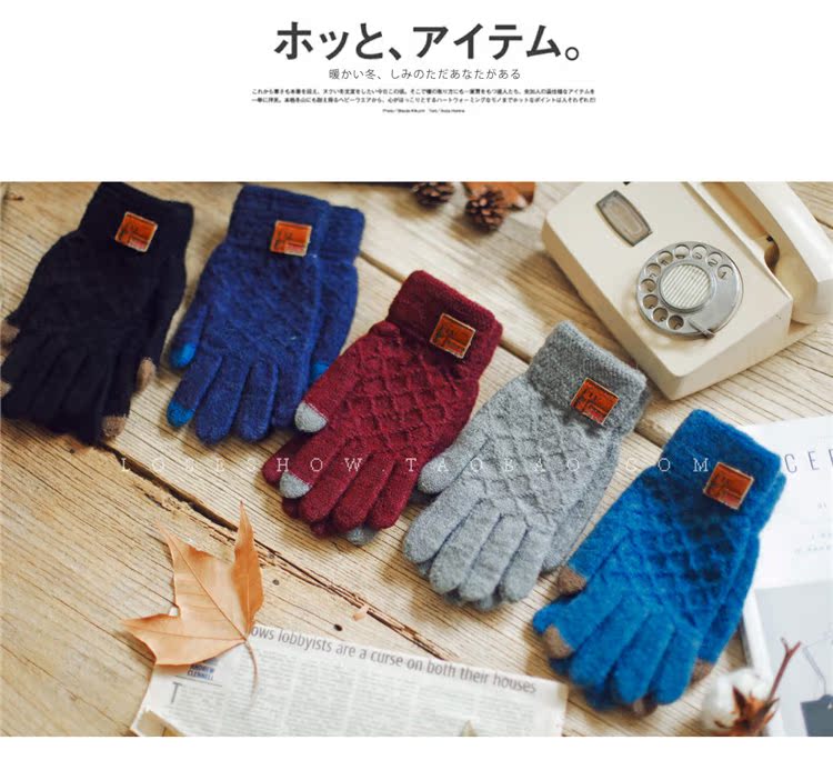 Gants pour homme en de laine - Ref 2782578 Image 26