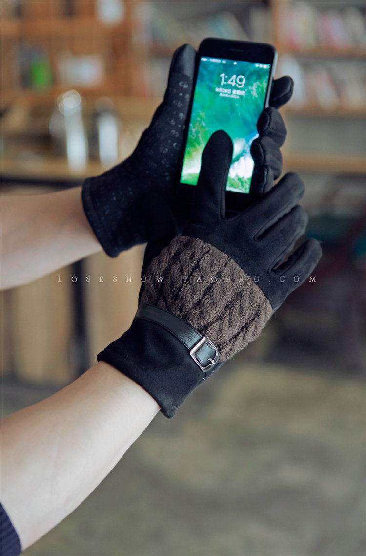 Gants pour homme en velours - Ref 2782582 Image 10