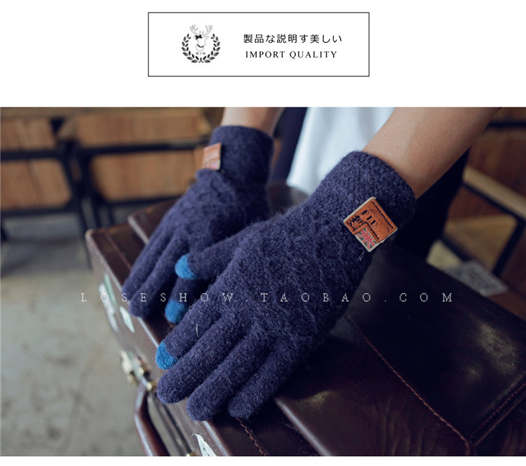 Gants pour homme en de laine - Ref 2782578 Image 10