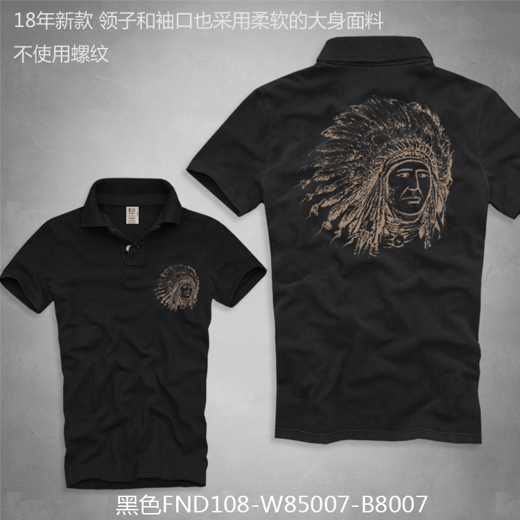 Mùa hè 2018 mới cho nam áo sơ mi polo ngắn tay mỏng áo polo