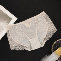 Colofacial beauty salon assorted ladies underpants lace sexy and breathable small pants mid-waist lifting hip comfort triangle pants woman
