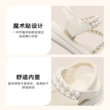 小米步 Летние сандалии, мягкая обувь для принцессы, мягкая подошва, подходит для подростков