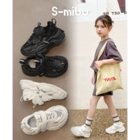 Летняя спортивная обувь, дышащие детские туфли для мальчиков, белая обувь