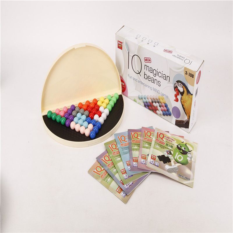 Nibobo Wisdom Pyramid Intellectual Magic Pearl Tower Blocks A version of Big Pearl Big Book 7 This 550 Title Teaching aids