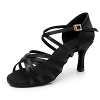 Черный 7 см импортированный шелковый атлас вокруг дна