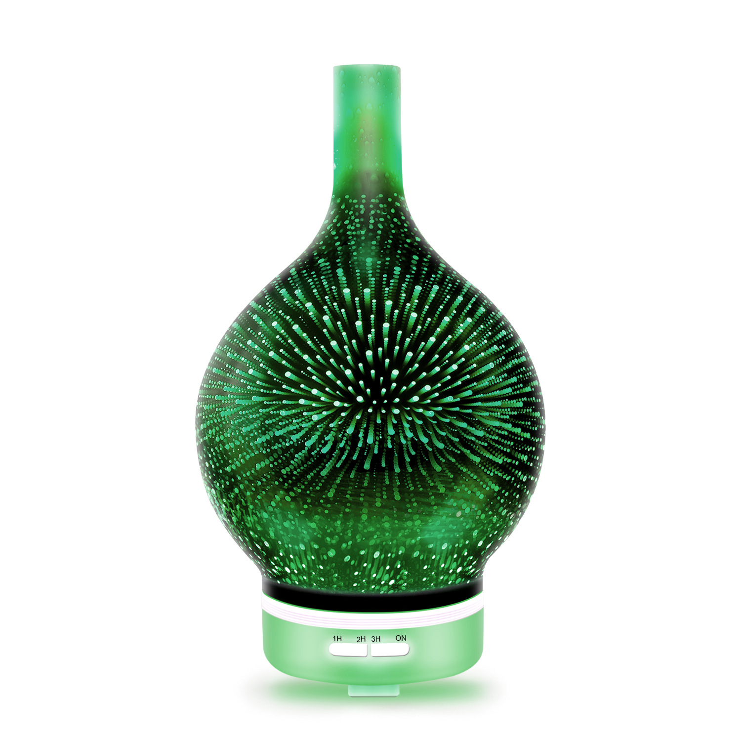 máy tạo độ ẩm philip Kính 3D máy hương liệu siêu âm máy tạo độ ẩm nhà đầy màu sắc chói văn phòng không khí lạnh sương mù đêm ẩm - Máy giữ ẩm giá máy phun sương tạo ẩm