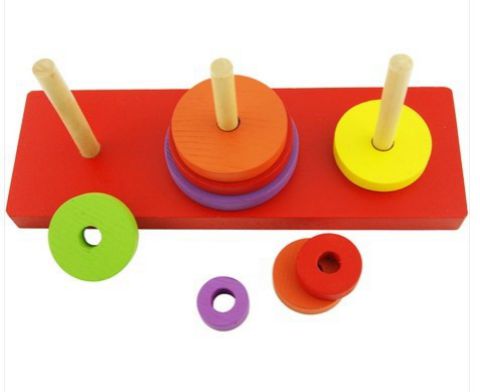 Tầng 8 Tòa nhà Hanno khối đồ chơi giáo dục dành cho người lớn trẻ em Jenga đồ chơi IQ cho bé