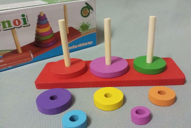 Tầng 8 Tòa nhà Hanno khối đồ chơi giáo dục dành cho người lớn trẻ em Jenga đồ chơi IQ cho bé