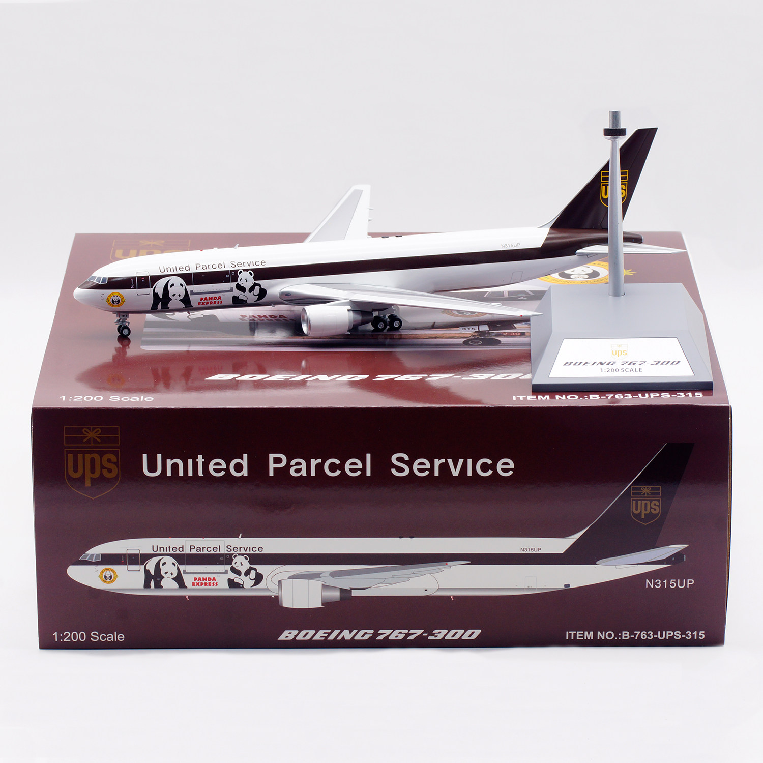 UPS B767-300ER模型太香了！1:200合金飞机模型真香预警_航模_淘宝游戏网