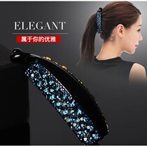 Vertical Hairpin Water Drill Large Banana Clip Art Raw Rear Brain Spoon Advanced Senses Hair Clip Hair Clip Hair Clip Accessories Womens Small Crowd Design Feel