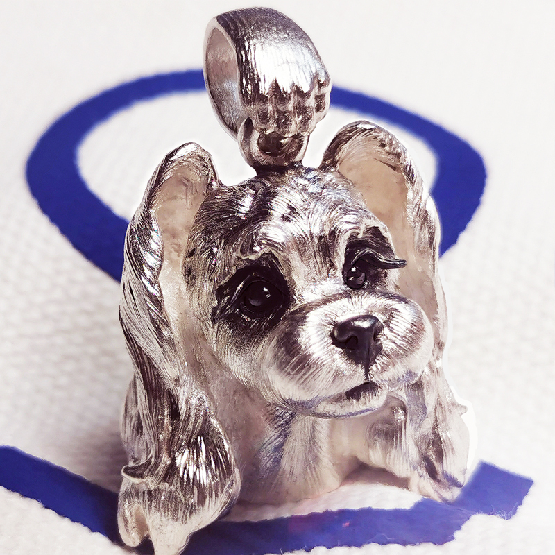 Handcrafted 925 Silver Schnauzer Dog Pendant, Versatile and Unique, Solid Animal Pendant, Pet Memorial Jewelry Handcrafted 925 Silver Schnauzer Dog Pendant, Versatile and Unique, Solid Animal Pendant, Pet Memorial Jewelry