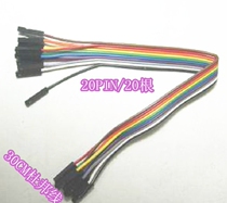 30CM DuPont wire 20PIN 20 wires 20 double heads with caps Female to female