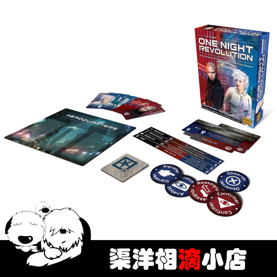 One Night Revolution card game reasoning game English original