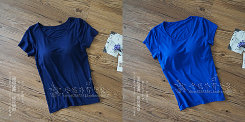 Modal cotton không có vòng thép miễn phí mặc áo ngực có đệm ngực brat cup một tay áo ngắn nữ thể thao chạm đáy ao lot nam