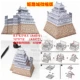 Đầy đủ 68 vận chuyển miễn phí tòa nhà Arc de Triomphe Tháp Eiffel 3D mô hình giấy ba chiều Hướng dẫn sử dụng phụ huynh-con Tự làm bộ sưu tập thu nhỏ - Mô hình giấy