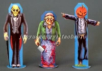 Full 68 quái vật quái vật Halloween bí ngô đầu mô hình giấy thủ công DIY với mô tả giấy không thành phẩm mô hình giấy xe tăng