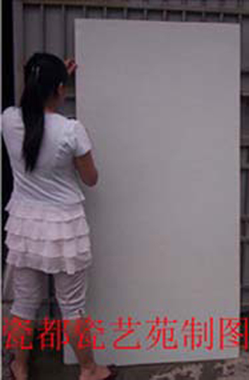 Large size rectangular white glaze porcelain plate is a must-use plate for ceramic painting characters landscape flowers and birds landscape murals