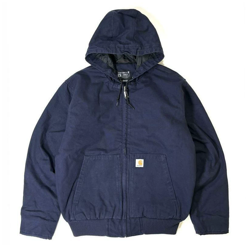 Основная линия Carhartt 104050 рабочая куртка с капюшоном J130 усовершенствованная молния модное худи куртка