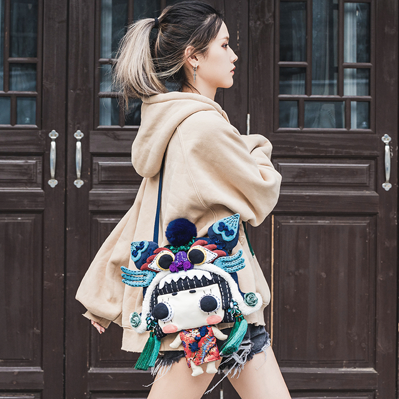 Original Design by Ya Xiaoqi: Tiger Head Hat Doll with Phone Bag Chain, Crossbody Mini Hat for Women, Year of the Dragon Lion Dance Hat Original Design by Ya Xiaoqi: Tiger Head Hat Doll with Phone Bag Chain, Crossbody Mini Hat for Women, Year of the Dragon Lion Dance Hat