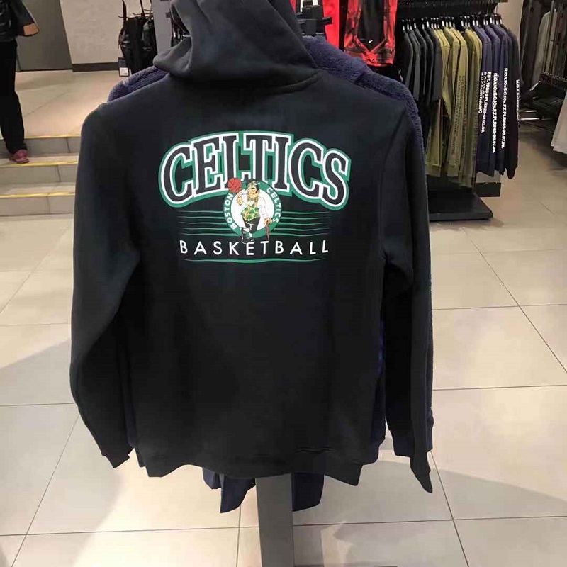 Áo khoác Nike nam mùa xuân 2019 Boston áo khoác bóng rổ có mũ trùm đầu AQ2594-010 - Áo khoác thể thao / áo khoác áo khoác reebok