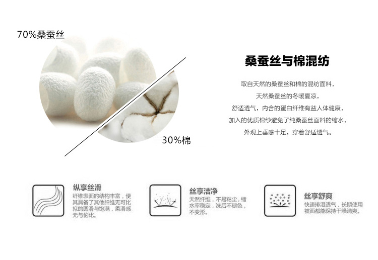 Xuất khẩu lụa cao cấp dành cho nữ ren đáy ống cộng với chất liệu cotton thun co giãn cao áo kiểu trung niên