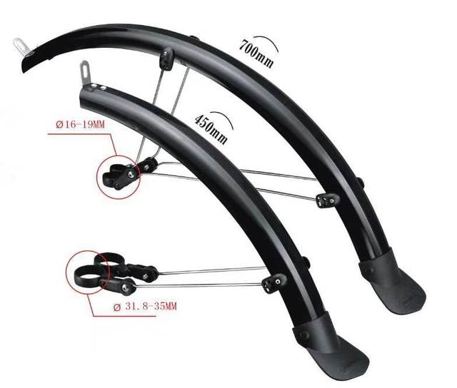 Giant mountain bike 26-inch fender ATX660 mud removal XTC800 all-inclusive mud tile 27.5-inch extended rain plate