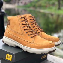 Foreign Trade High Help Tooling Shoes Mens Shoes Head Layer Cow Leather Waterproof Light Soft Bottom Slow Shock Outdoor Shoes Casual Shoes Hiking Shoes
