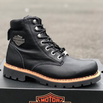 Goodyear High Help Tooling Shoes Men Riding Boots Locomotive Boots Genuine Leather Knight Boots Big Leather Shoes Moto Boots Denim Boots