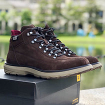 Autumn Winter Tooling Shoes Mens Shoes Frosted Cow Leather Outdoor High Help Shoes Casual Shoes Non-slip Wear and light warm Martin boots