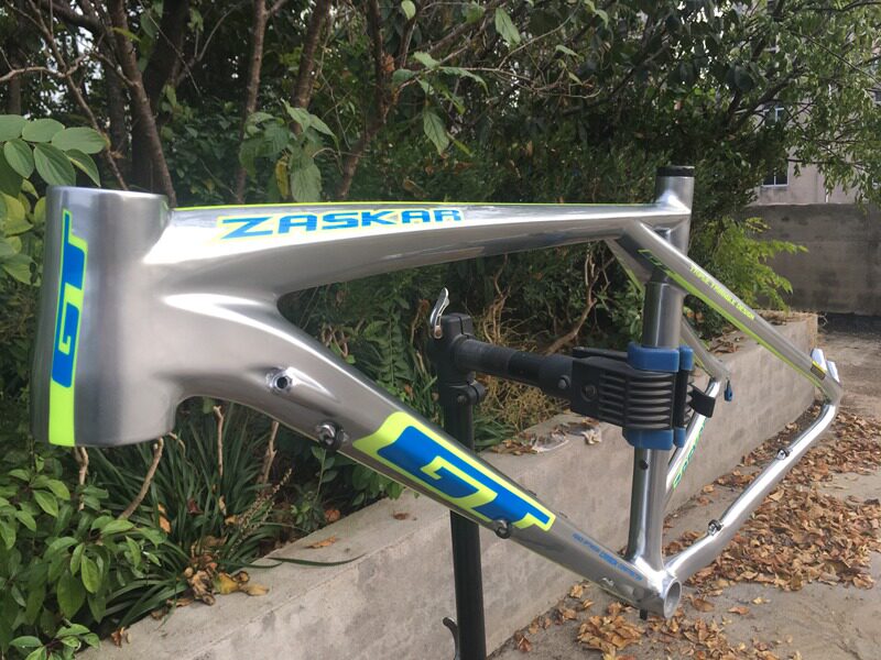 велорама 美国gt zaskar team 队版 全碳纤维xc山地车自行车车架 碳架