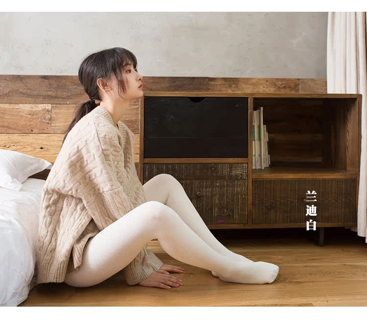 Quần tất chống móc nữ mùa xuân và mùa thu mẫu là đôi chân mỏng cotton dày đế dày chân đẹp có chân nối 300D quần tất nam