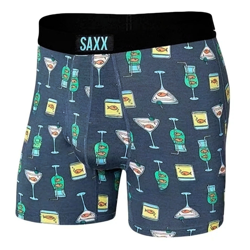 High-End Brand Saxx Modal Underwear for Men, Three-Dimensional Mesh Pocket, Quick-Drying, Breathable, Elastic, Slim-Fit Men's Boxer Shorts