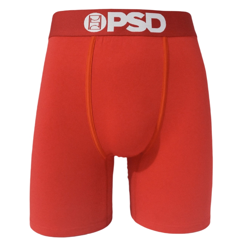 Psd Trendy Brand Men's Red Underwear for the Year of Birth, Sports Breathable Sweat-Absorbent Pure Cotton Boys' Big Red Boxer Shorts