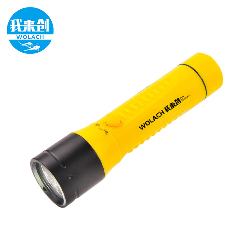 I came to create a diving flashlight with bright light waterproof night fishing fishing for fishing underwater professional outdoor equipment muddy light