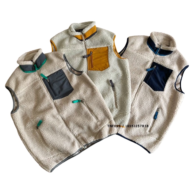 Outdoor Sports Bajiatang Style Pata Stand-Up Collar Fleece Vest Loose Zipper Warm Vest Jacket