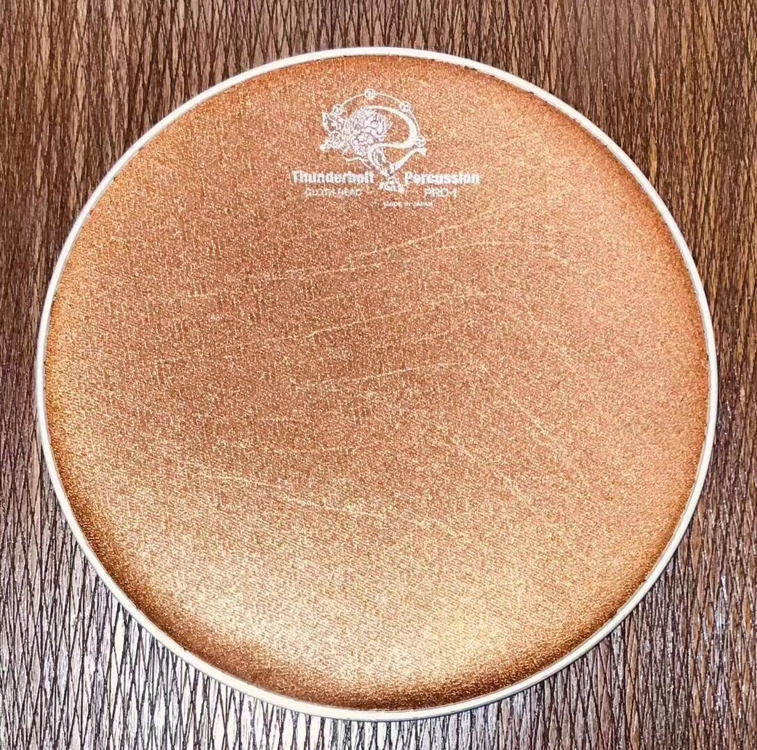Japanese Thunderbolt Thunderbolt 14 inch snare drum skin flash orange