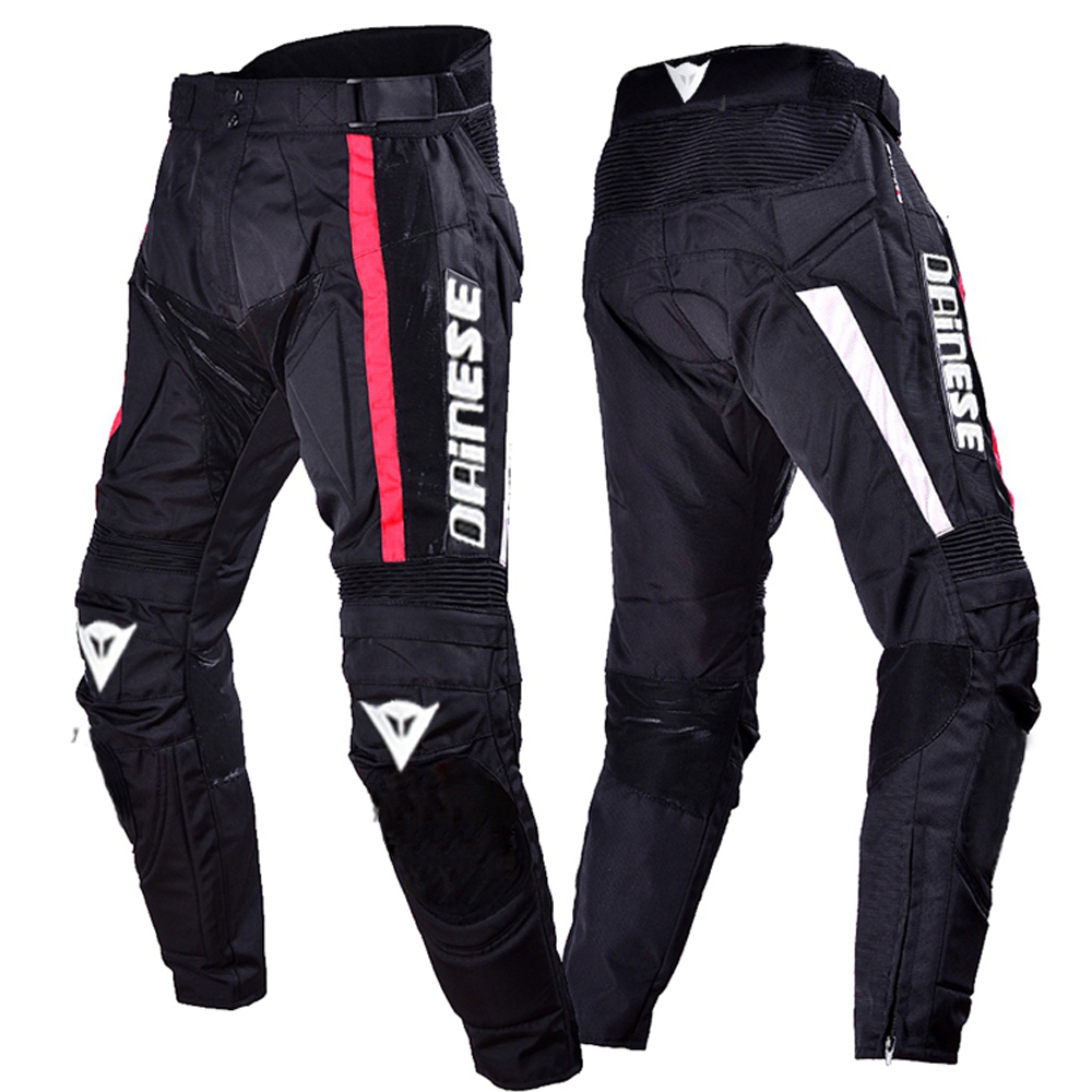 Locomotive racing anti - fall pants Locomotive wind - proof cycling casual pants can be sticky slider - slider pants