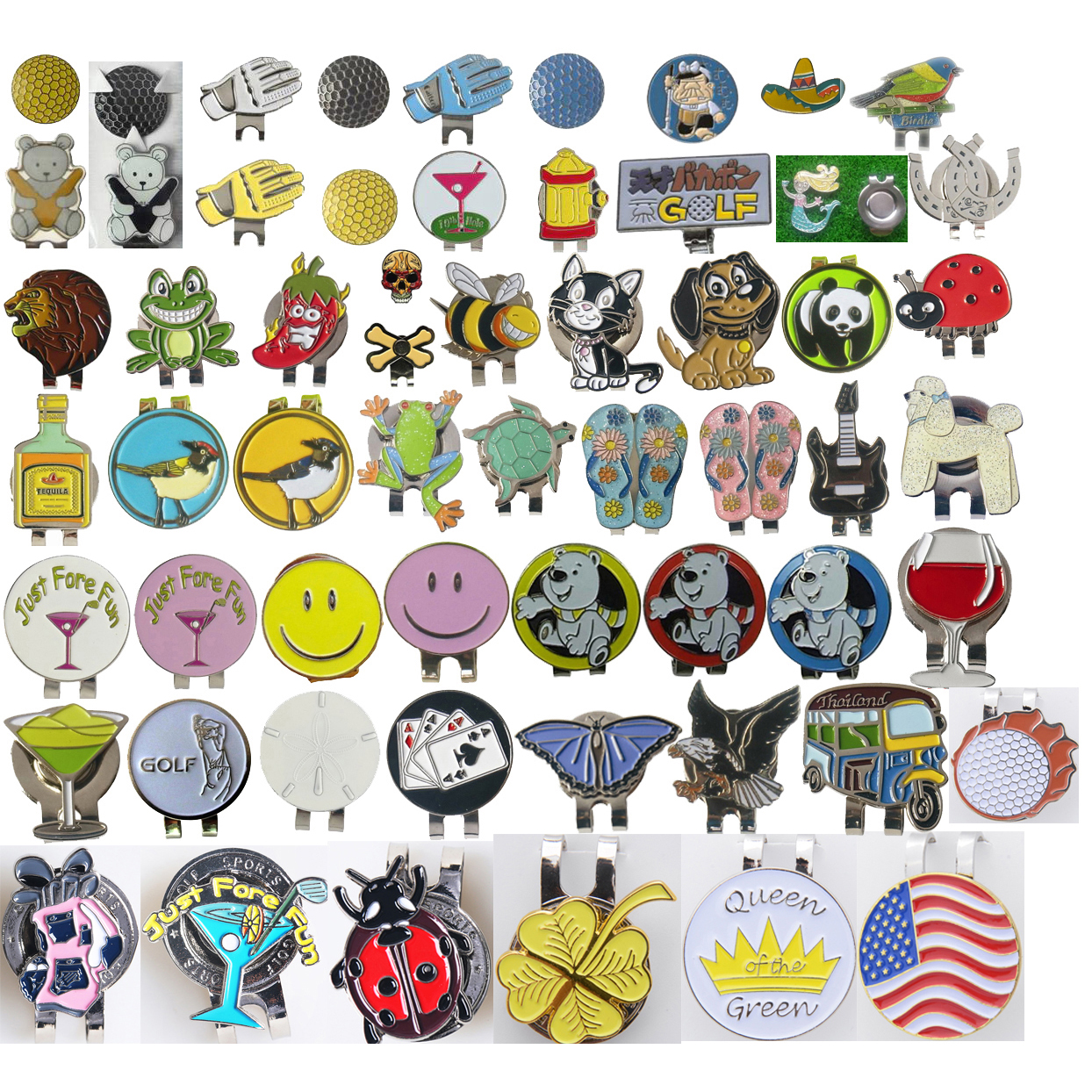 Factory direct sales, high price, excellent style, multi-ball position, zodiac marker clip, magnetic practice personal golf